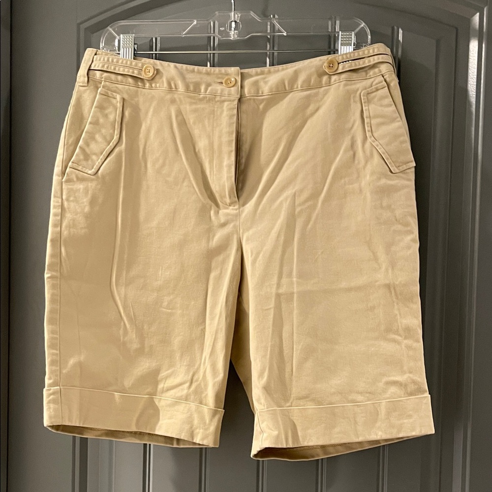 Talbots Women's Tan Bermuda Shorts